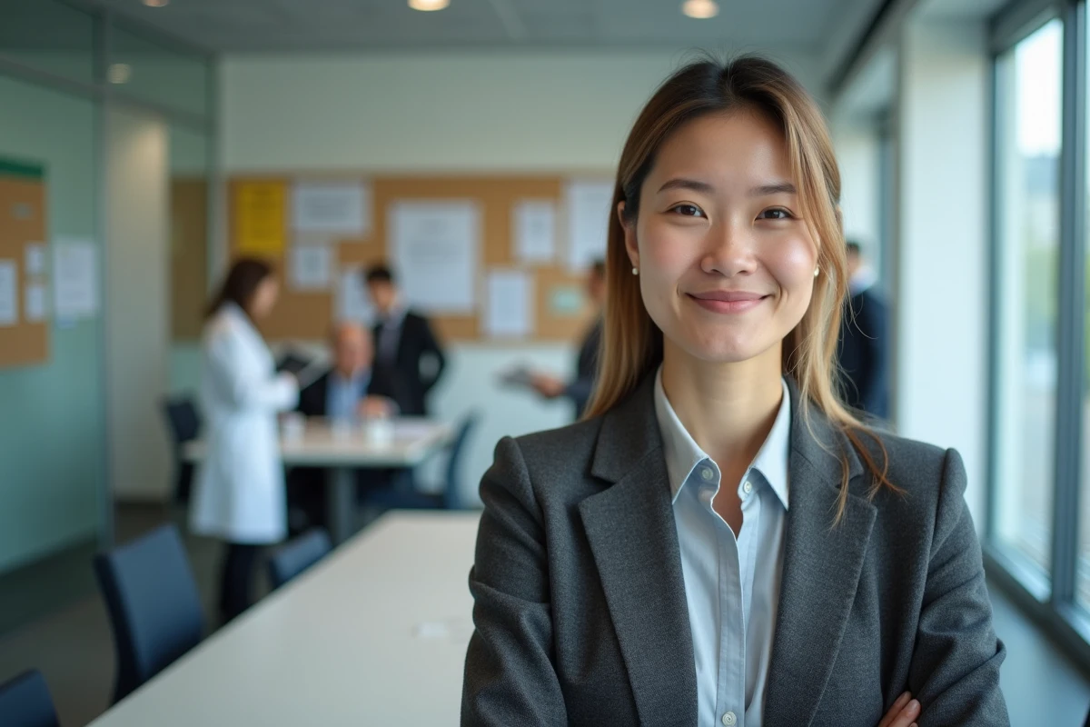 Chercheuse CNRS dans un institut de recherche moderne