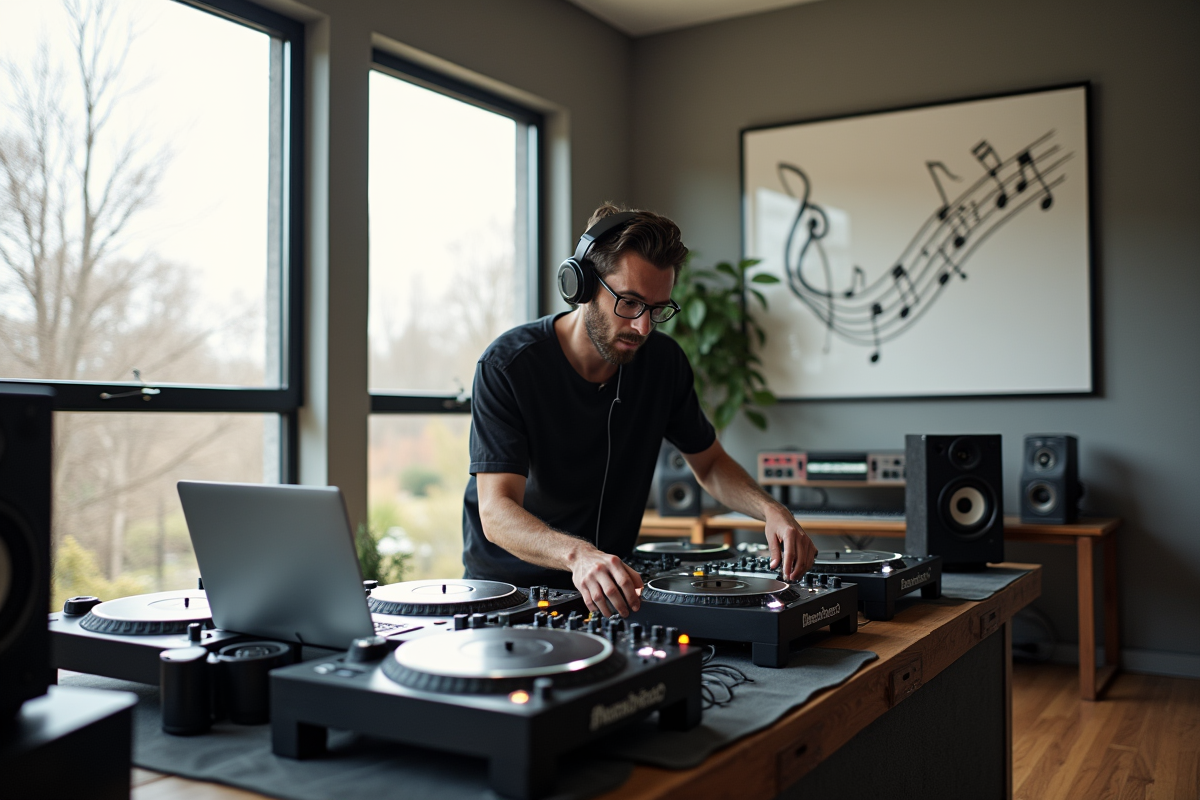 dj  scène